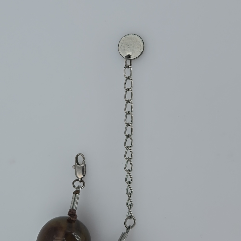 Furla Brown Beaded Necklace - Picture 7 of 7